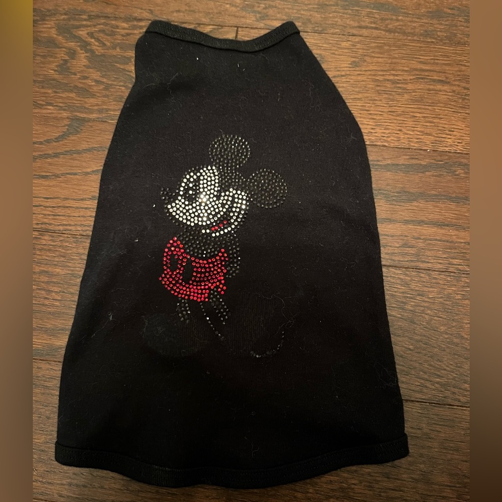 Bedazzled Mickey Mouse shirt for dogs